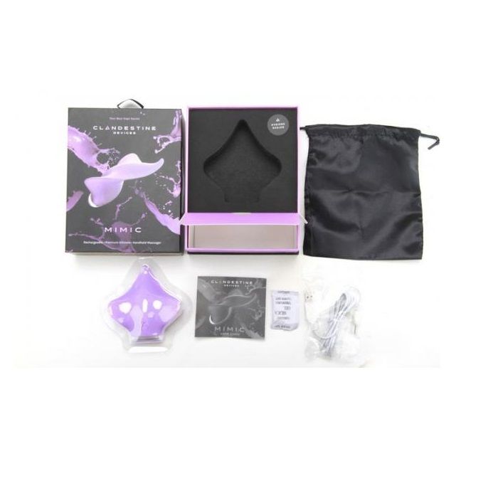 Fully rechargeable and waterproof, the MIMIC was crafted wit... Mimic - Handheld Massager - Lilac photo-9