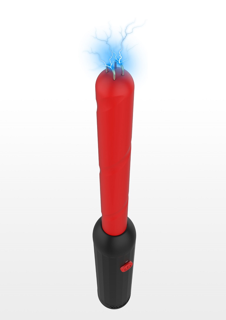 Obey or be punished with the TABOOM PRICK STICK ELECTRO SHOC... Taboom - Prick Stick Electro Shock Wand - Red photo-2