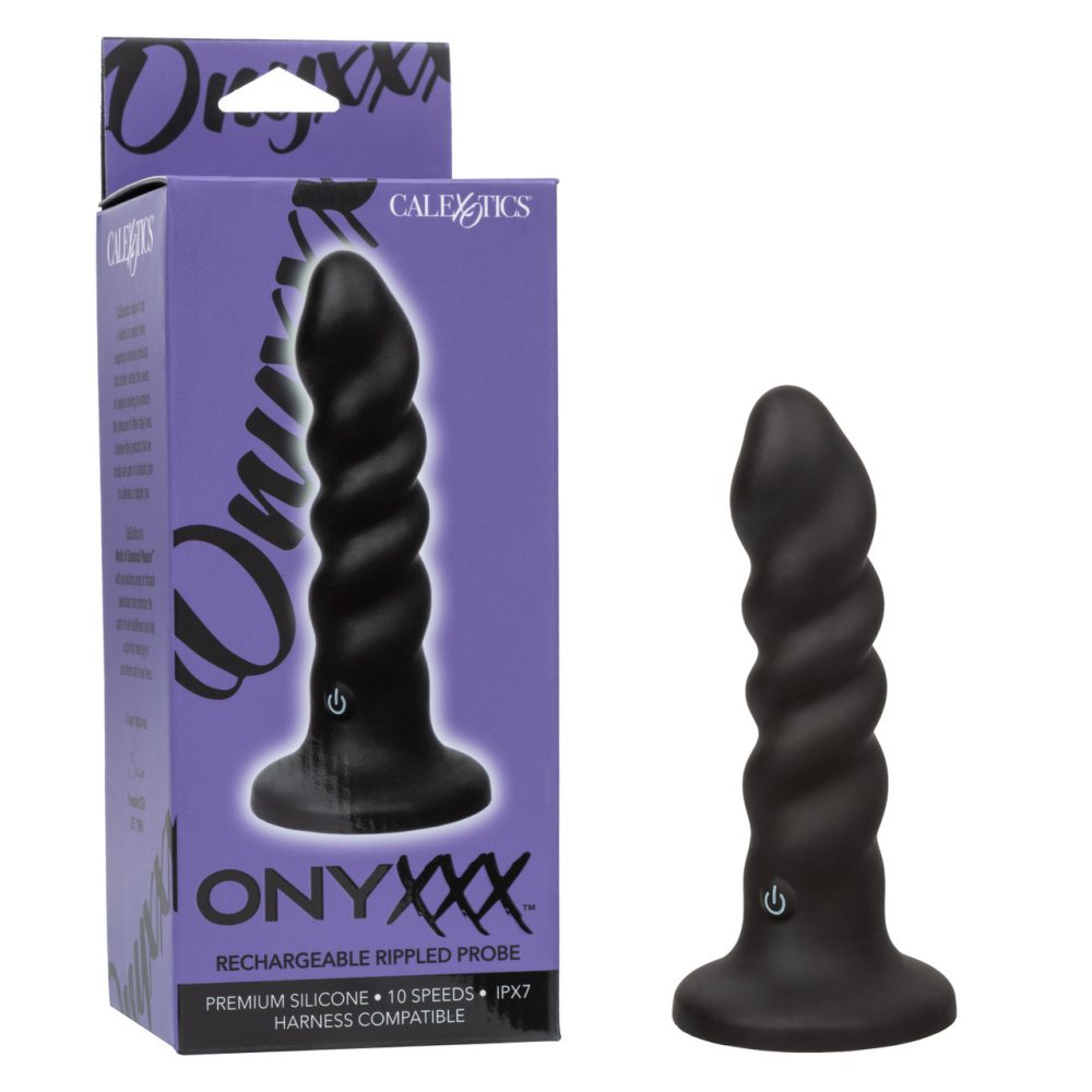 CEN - Onyxxx Rippled Anal Probe - Black photo-8