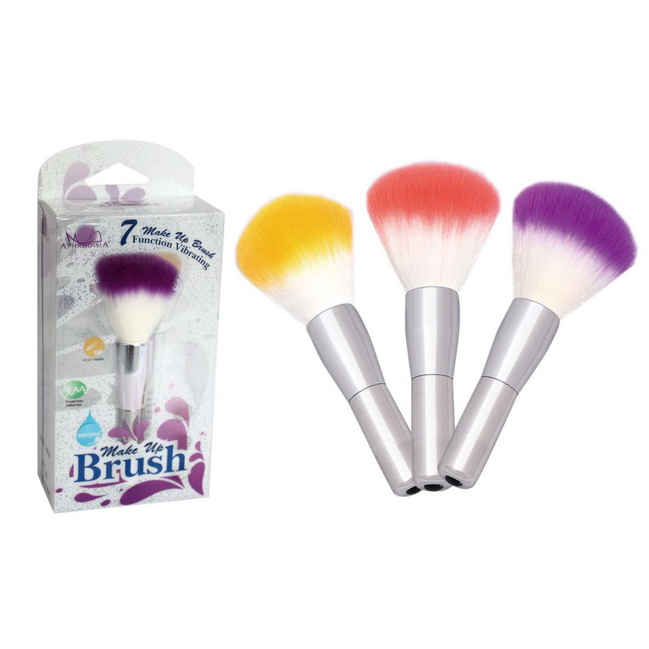 7-Frequency Vibration modes
Material: ABS + Synthetic Ha... Aphrodisia - 7 Functions Vibrating Make Up Brush - Orange photo-6