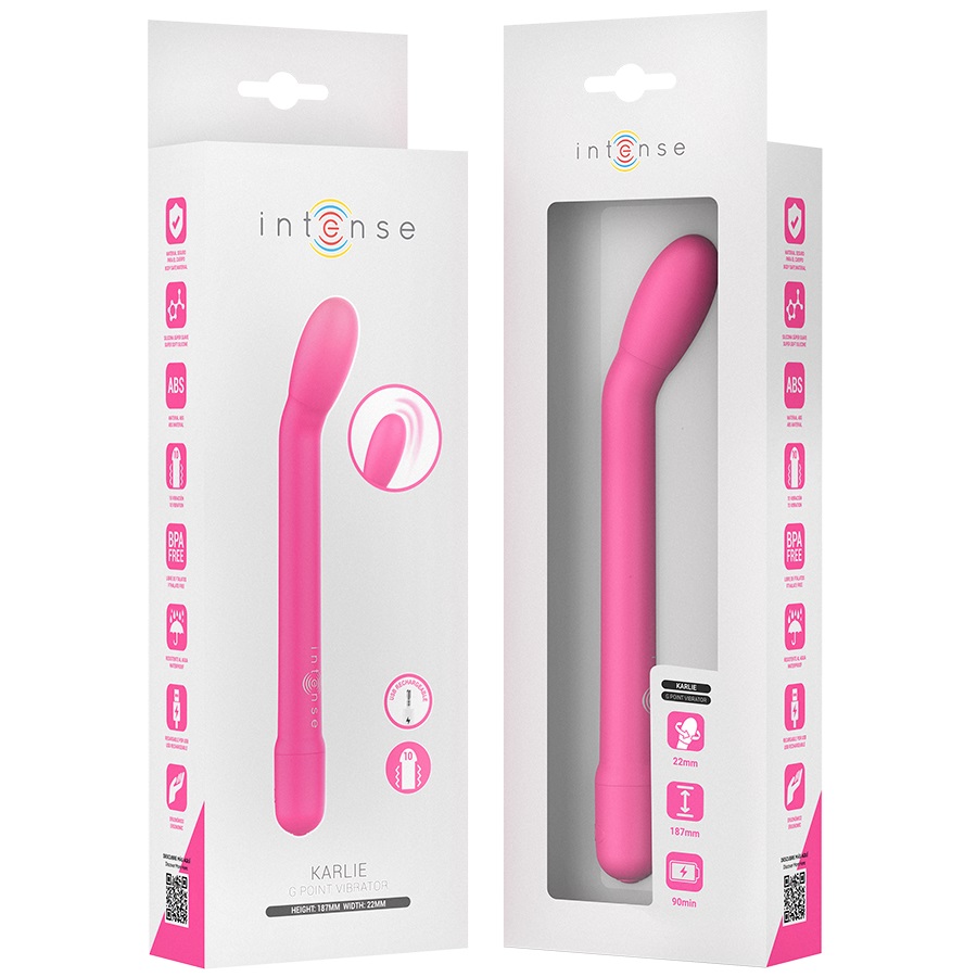 Intense - Karlie G Point Vibrator - Pink photo-9