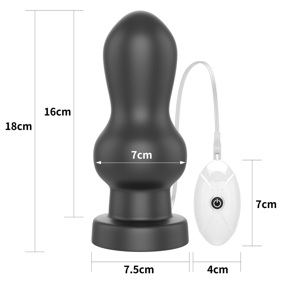 It's all about the butts.
Enjoy great full feeling and g... Lovetoy - 7" King Sized Vibro Anal Rammer - Black photo-12