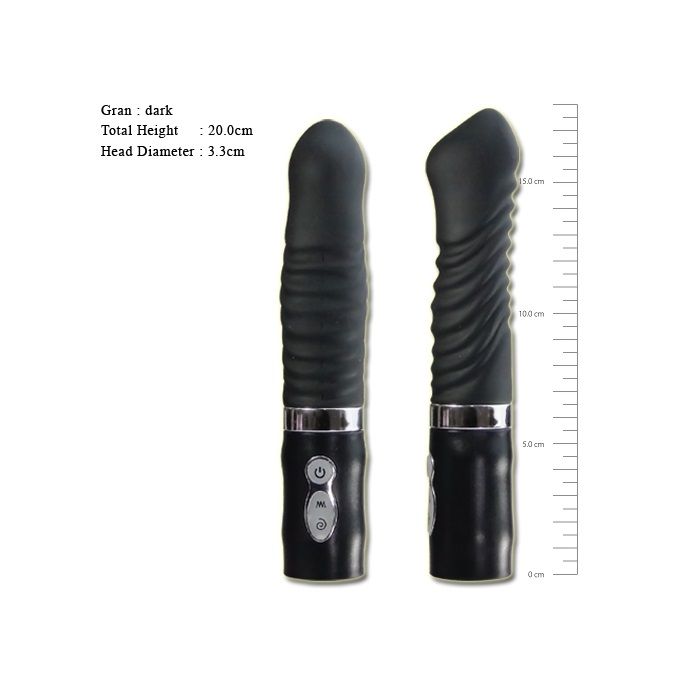 The Grace vibrator was born to provide the feel of luxury wi... Mode Design - Gran Silicone Vibrator - Black photo-2