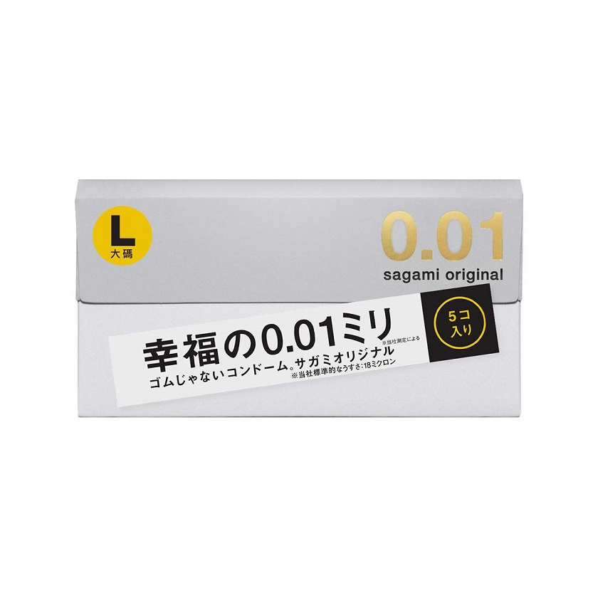 Sagami - Original 0.01 L-size 5's Pack