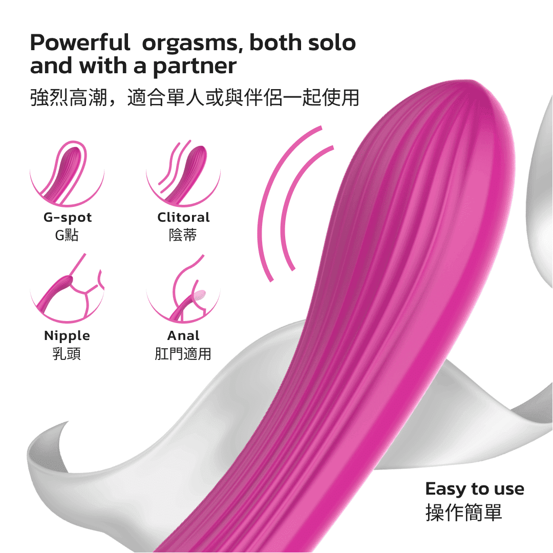 KIKO - G-Force Powerful G-Spot Vibrator - Rose Red