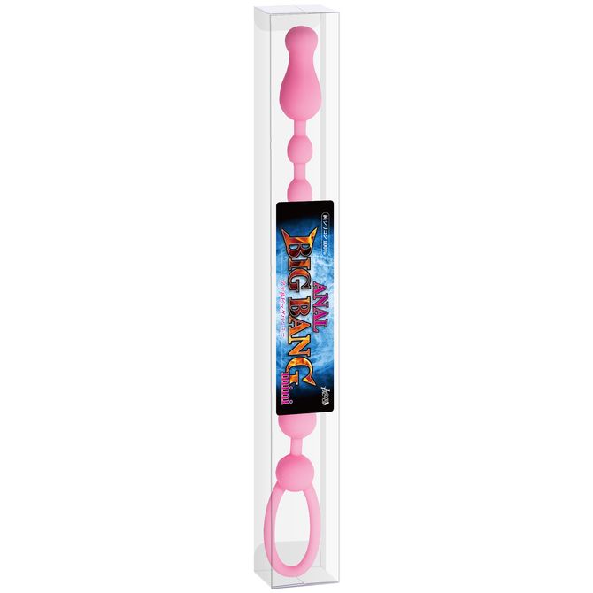 It is an anal bead with a handle with 10 beads in a safe and... A-One - Anal Big Bang Mini - Pink photo-5