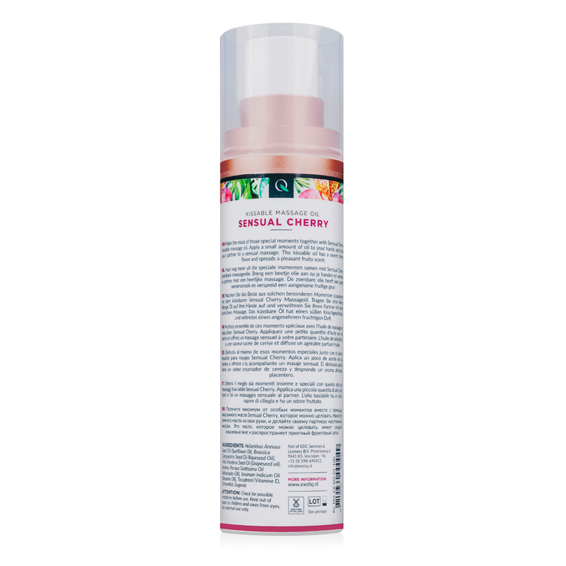 Enjoy the relaxing effect of Exotiq massage oil. This massag... Exotiq - Massage Oil Sensual Cherry - 100ml photo-4