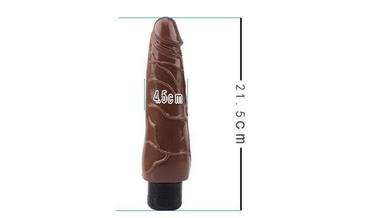 Multi-Speed Vibrations, Waterproof, Phthalate Free.
Materia... Chisa - 7.3″ Mike Vibe Dildo - Brown photo-6
