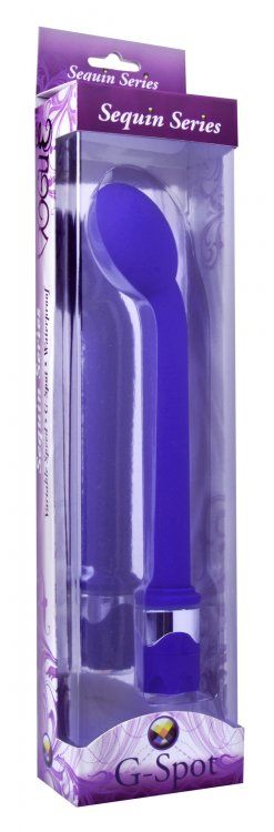 Vogue - Sequin Series G-Spot Vibration Wand - Purple photo-3