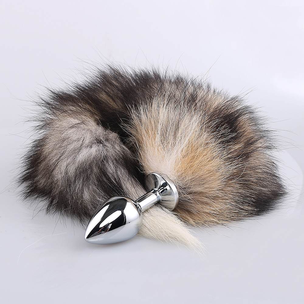 MT - Anal Plug S-size with Red fur tail MT - Anal Plug S-size with Red fur tail photo-3