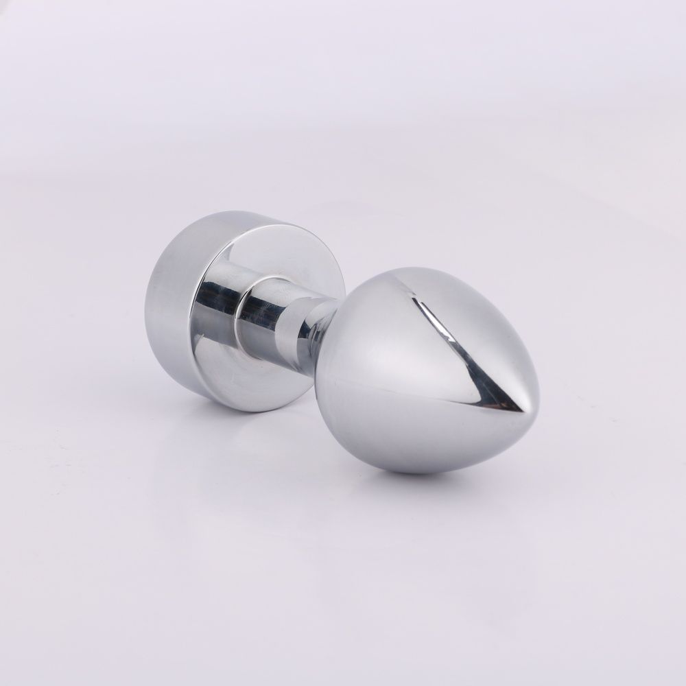 MT - Anal Plug 108x40mm - Silver/Blue photo-4