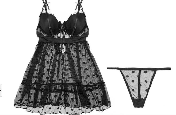 SB - Babydoll A326 - Black SB - Babydoll A326 - Black photo-5