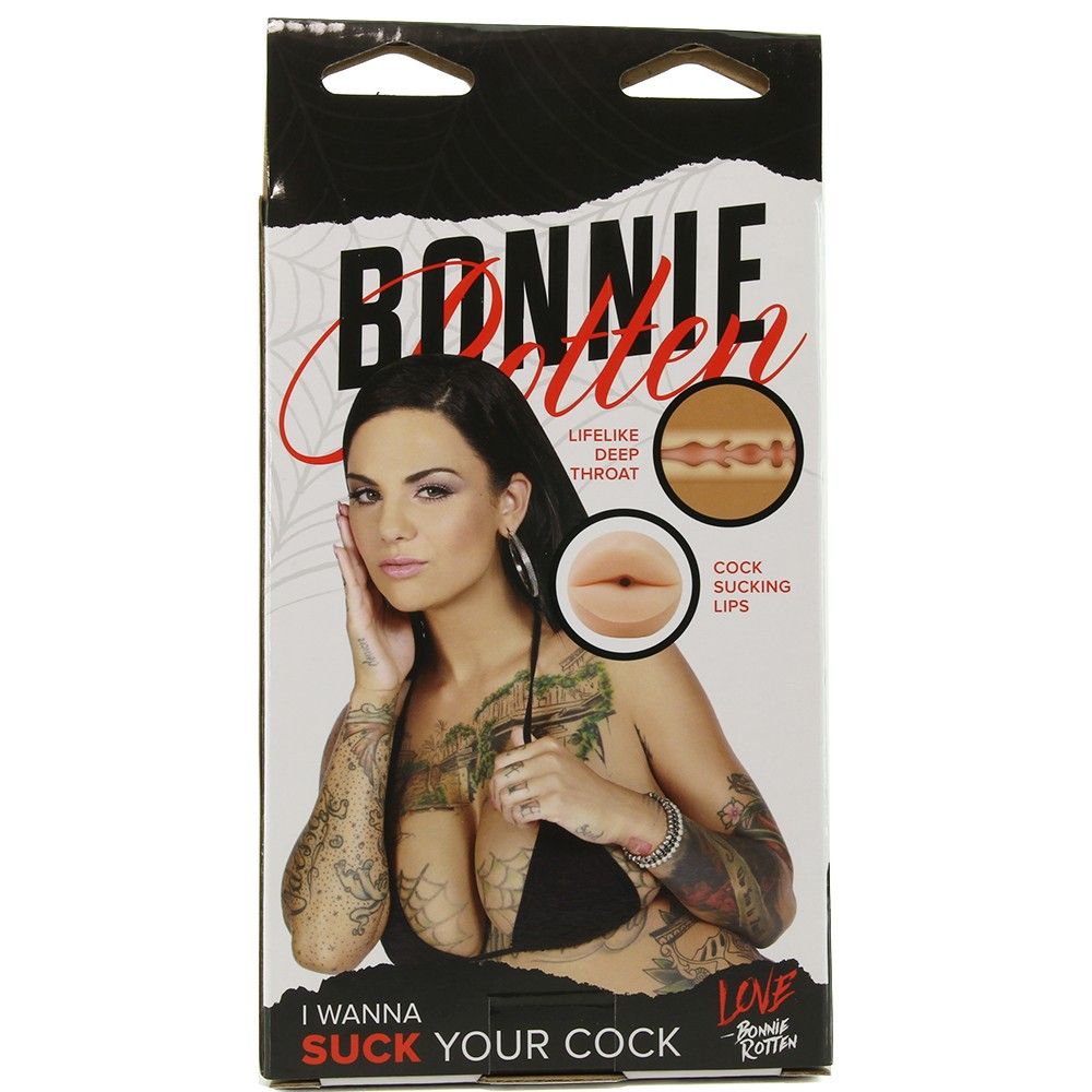 Inspired by ultra tattooed bad girl Bonnie Rotten, Bonnie BR - Deep Throat Cocksucker Mouth Stroker photo-7