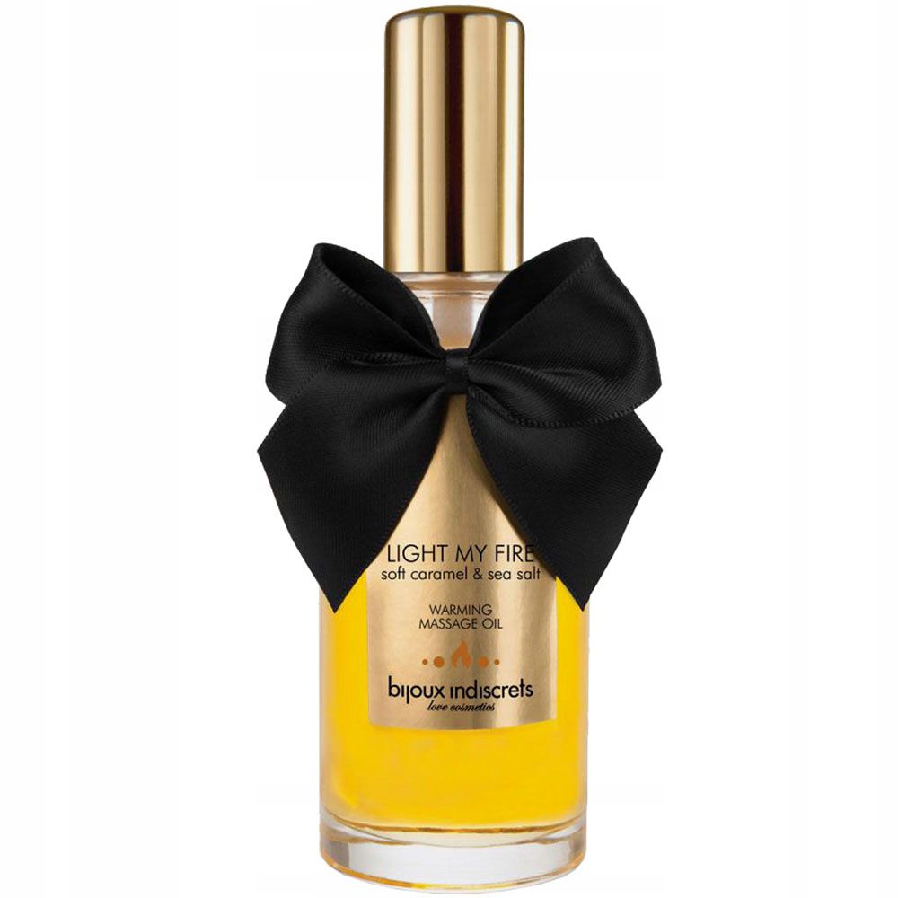 Turn up the heat in your next massage! Caress and blow to ma... Bijoux Cosmetiques - Warming Oil Soft Caramel - 100ml photo-2