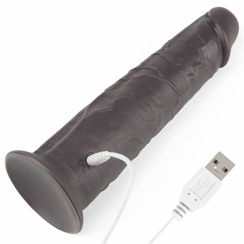 Lovetoy - 8" Dual Layered Rotator Dildo - Brown photo-14