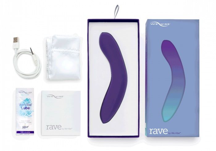 我们想通知您,适用于 Wow Tech 产品(ROMP、Womanizer、We-Vibe、Arcwave)的充电器适配... We-Vibe - Rave G点震动按摩棒 - 紫色 照片-8