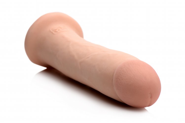 Your wish has come true with 11 inches of solid cock! This b... USA Cocks - 11" Ultra Real Dual Layer Dildo - Flesh photo-4