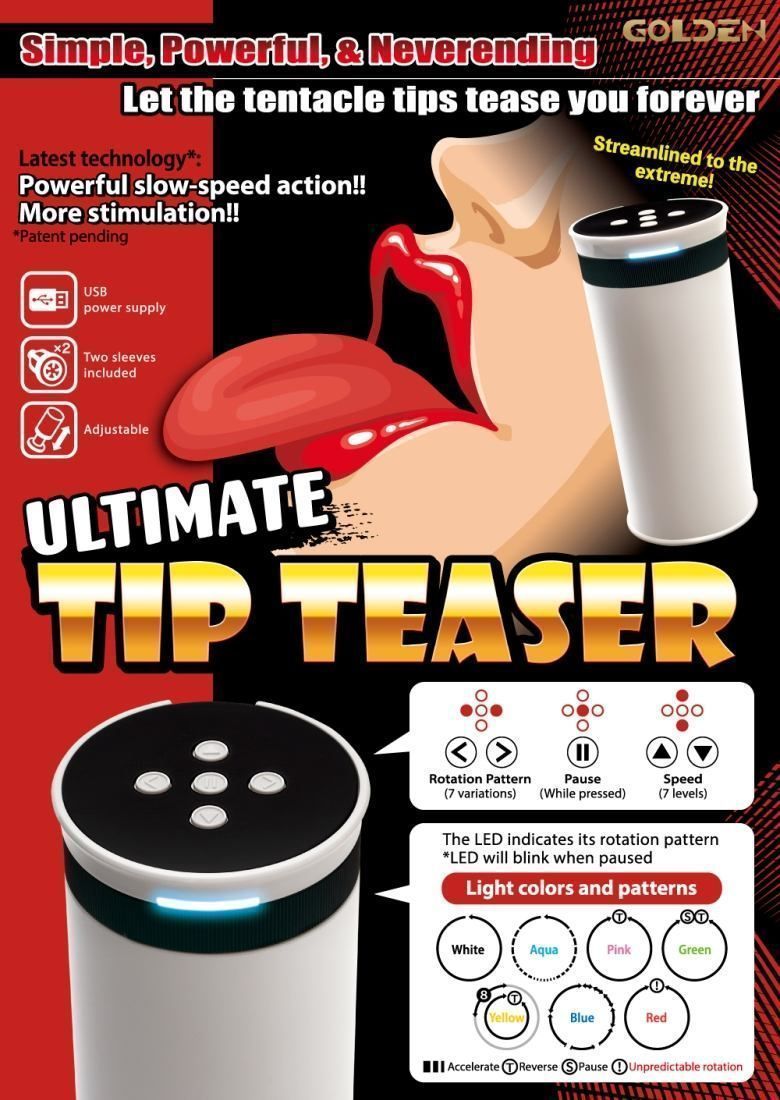 GOLDEN released yet another automatic masturbator! Excelling... Rends - Ultimate Tip Teaser Masturbator photo-9