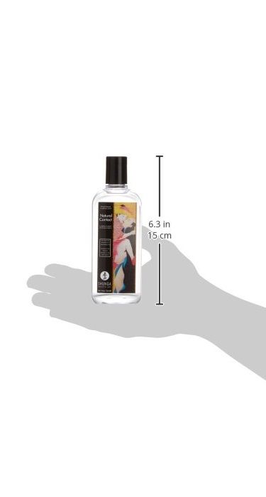Pour a little amount in your hand and apply to the intimate ... Shunga - Personal Lubricant Natural Contact - 125ml photo-2