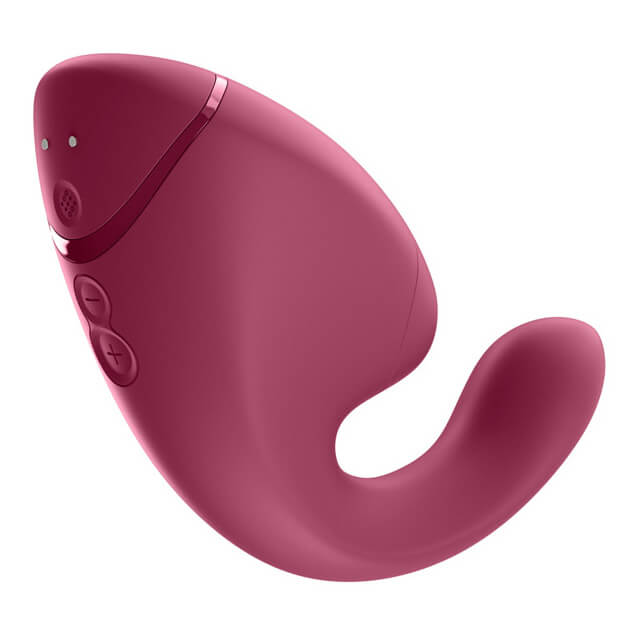 Designed to combine Womanizer’s 3D Pleasure Air suction ... Womanizer - Next Duo 3D Pleasure Air G-Spot Vibrator - Dusky Pink photo-12