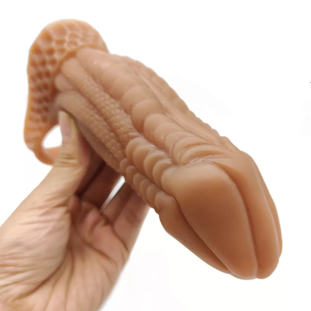 FAAK - Monster Cock Sleeve - Red/White photo-2
