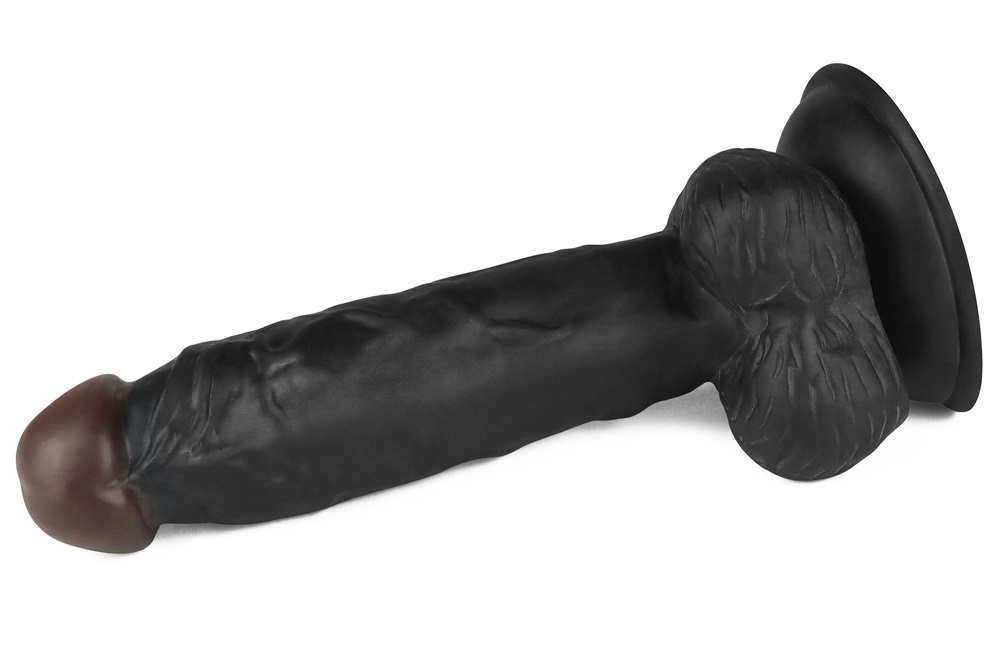 Built to deliver the most lifelike satisfaction, the Soft st... Lovetoy - Easy Strapon Set w Balls 7.5'' - Black photo-5