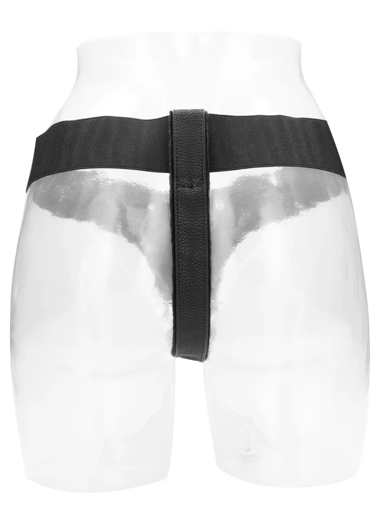 RealRock - Elastic Strap-On Harness - Black photo-2