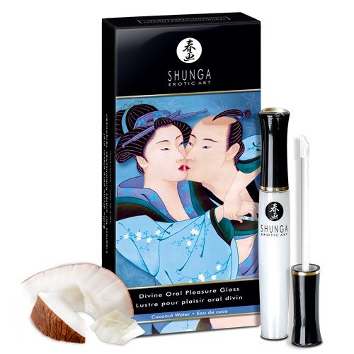 Shunga - Oral Pleasure Lip Gloss Coconut - 10ml photo