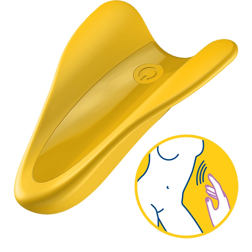 With its ergonomic wings and delicate body, the Satisfyer Hi... Satisfyer - High Fly - Yellow photo-2