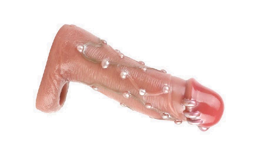 FAAK - Bead Realistic Penis Sleeve - Skin photo-3