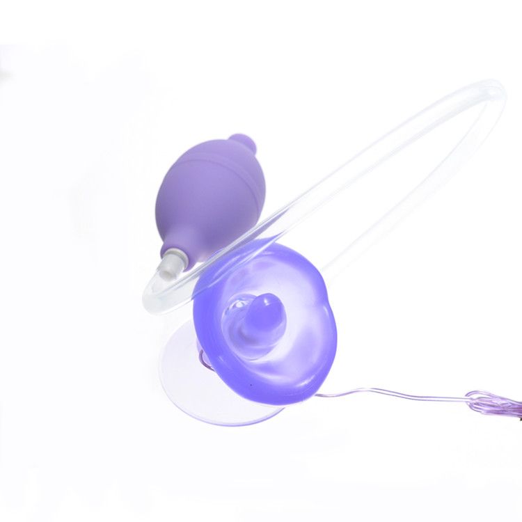 Aphrodisia - Pump n's Play Suction Mouth - Purple photo-4