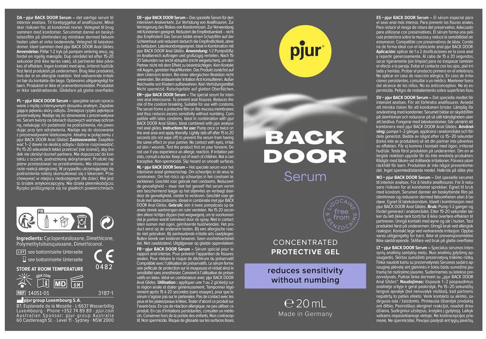 Pjur - Back Door Serum Protective Gel - 20ml photo-3