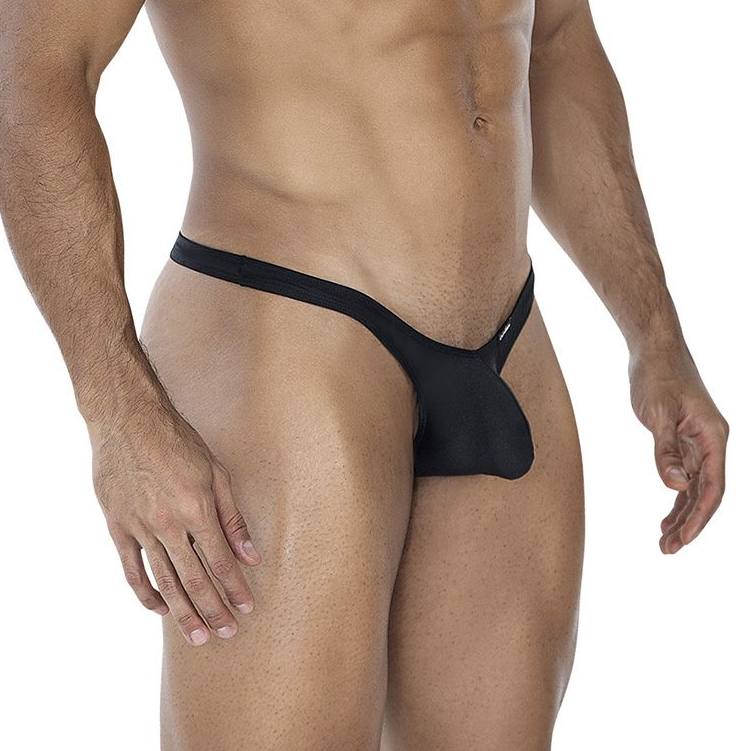 Cut4men - Bulge 丁字裤 - 黑色 - 大码 照片