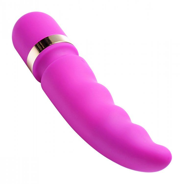 This double sided wand offers two unique sensations, for twi... Inmi - Fiori 10X Silicone Rechargeable Massager - Pink photo-3
