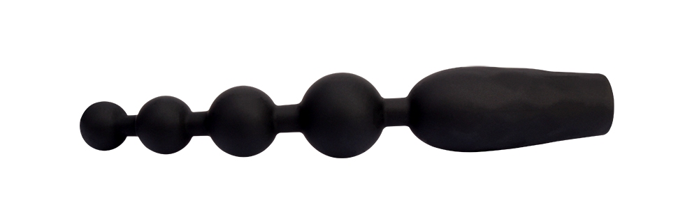 Phthalates Free, Waterproof, 10 Frequency Vibration, Unisex,... Chisa - Vibro Bumpy Beads - Black photo-5