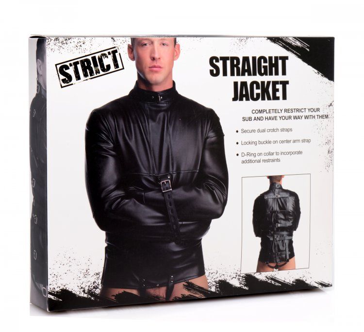 Completely restrain your sub to have your way with them! Thi... Strict - Straight Jacket - Medium - Black photo-5