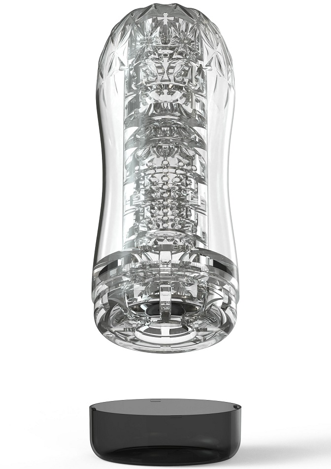 Unleash your inner hero and indulge in self-pleasure with th... ToyJoy - Hero Blast Vacuum Stroker - Clear photo-3