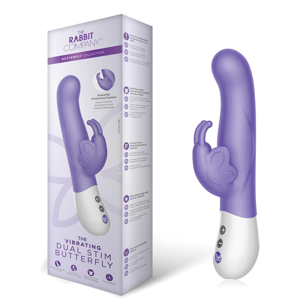 Introducing the TRC Butterfly Dual Stim Vibe Purple - a mast... TRC - Butterfly Dual Stim Vibe - Purple photo-3