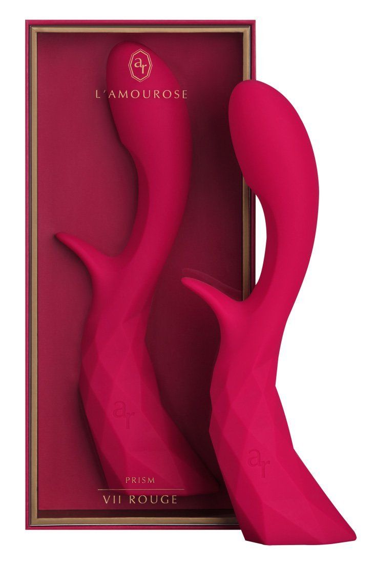 Lamourose Prism VII features intense dual vibrations in a go... Lamourose - Prism VII - Rouge photo-5