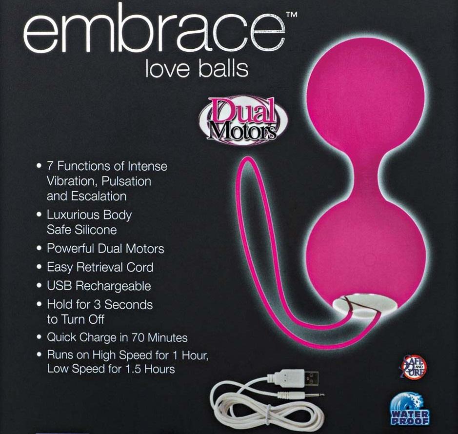 Vibro-balls Embrace Love Balls will fulfill all your dreams:... (arc)CEN - Embrace Vaginal Balls - Purple photo-2