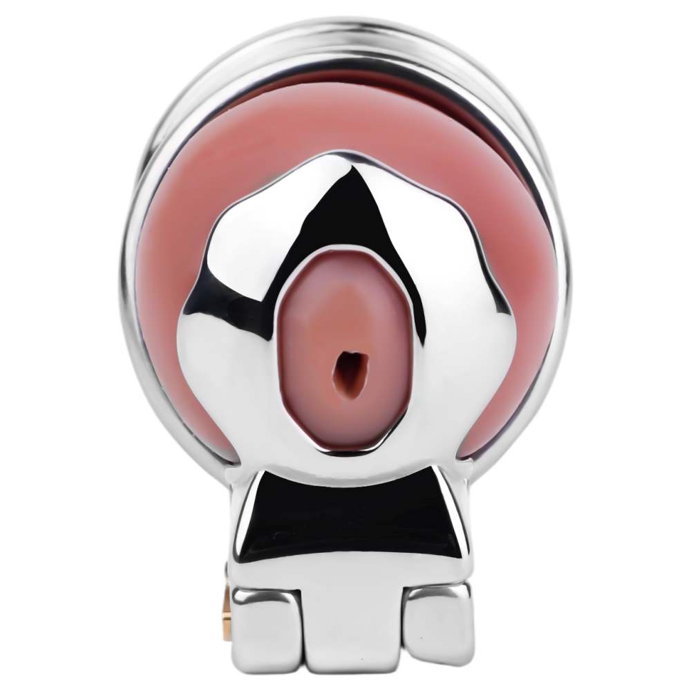 FAAK - Metal Chastity Cage 341 w Belt - Black photo-12