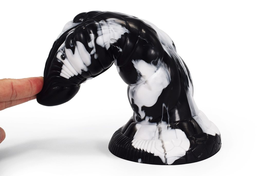 Ancient Mythical Beast–HaeChi animal anal plug, realistic an... FAAK - Mythical Beast HaeChi - Black/White photo-2