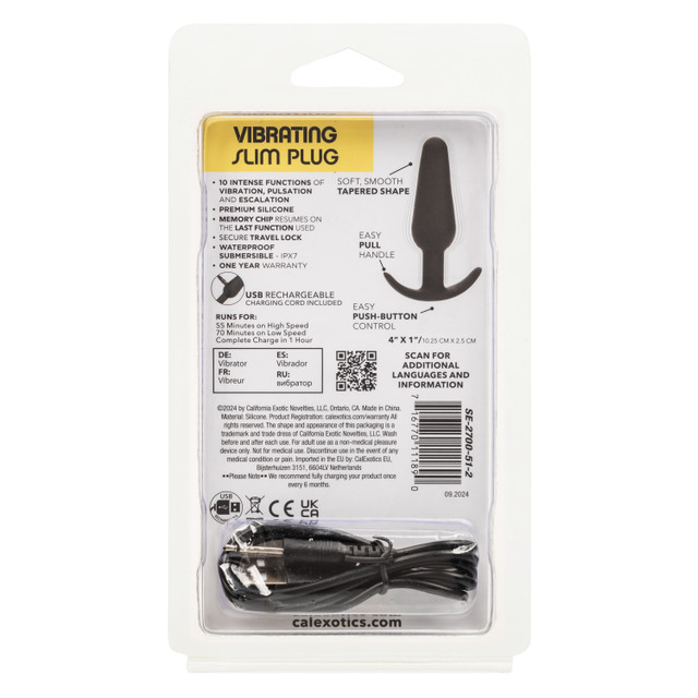 Step into a world of unparalleled pleasure with the Boundles... CEN - Boundless Vibro Slim Plug - Black photo-8