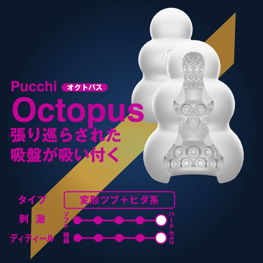 Men's Max - Pucchi Octopus Mini Masturbator 照片-2