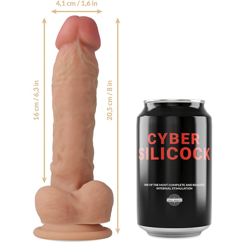 The natural shape and composition of the cybersilicock mater... Cyber Silicock - Magnus Ultra Realistic Dildo 20.5cm photo-5