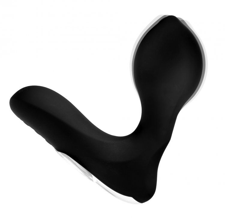 Enjoy the filling sensation of the fully inflated prostate s... Prostatic Play - P-Swell 12x Inflatable Prostate Stimulator - Black photo-3