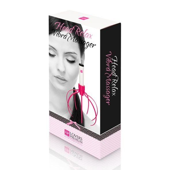 Spoil your partner with a vibrating head massage that will m... Lovers Premium - Head Relax Vibra Massager - Pink photo-5