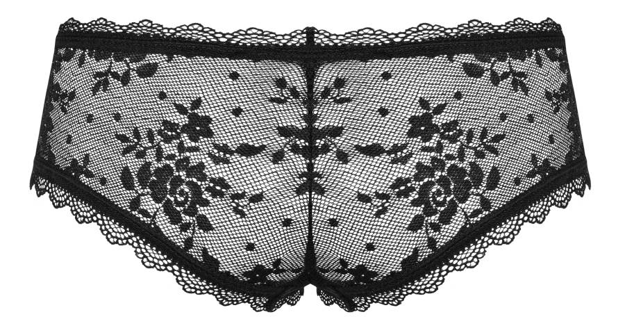 Let us tell you our little secret: ultra feminine, black Beh... Obsessive - Behindy Shorties - Black - L/XL photo-8