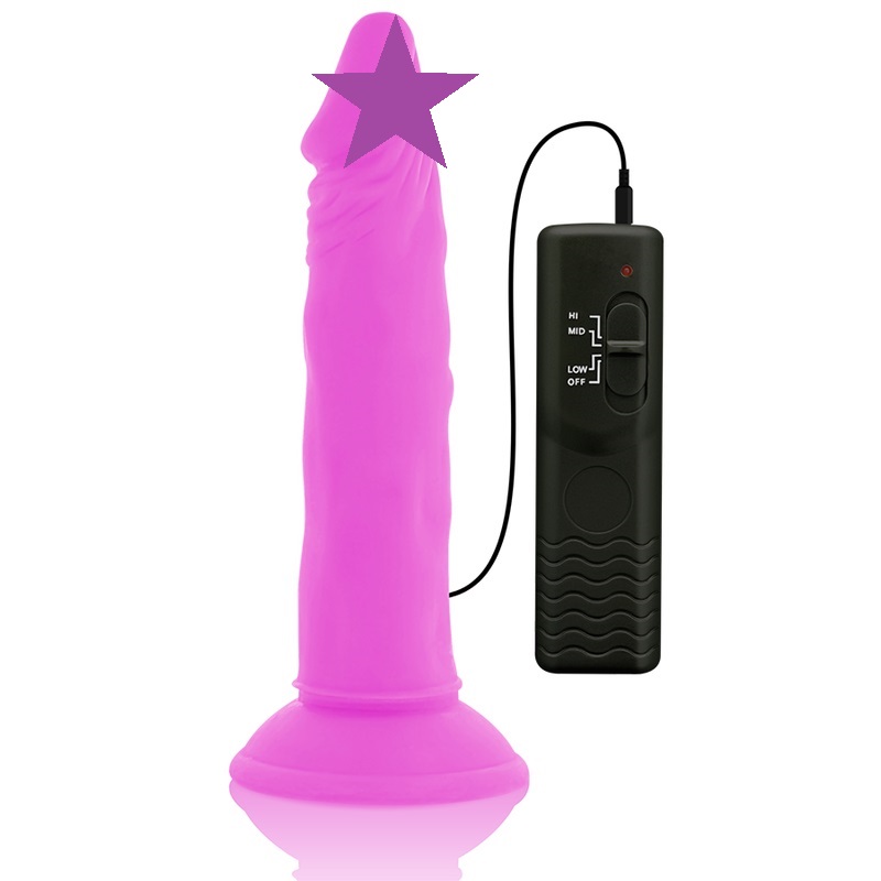 A complete range of dildos of a firm nature that are ready w... Diversia - Flexible Vibro Dildo 23cm - Purple photo-2