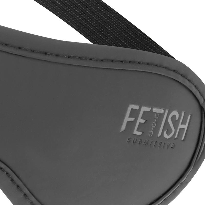 FETISH SUBMISIVE Perfect elastic vegan leather mask for your... Fetish Submissive - Vegan Leather Mask II - Black photo-2